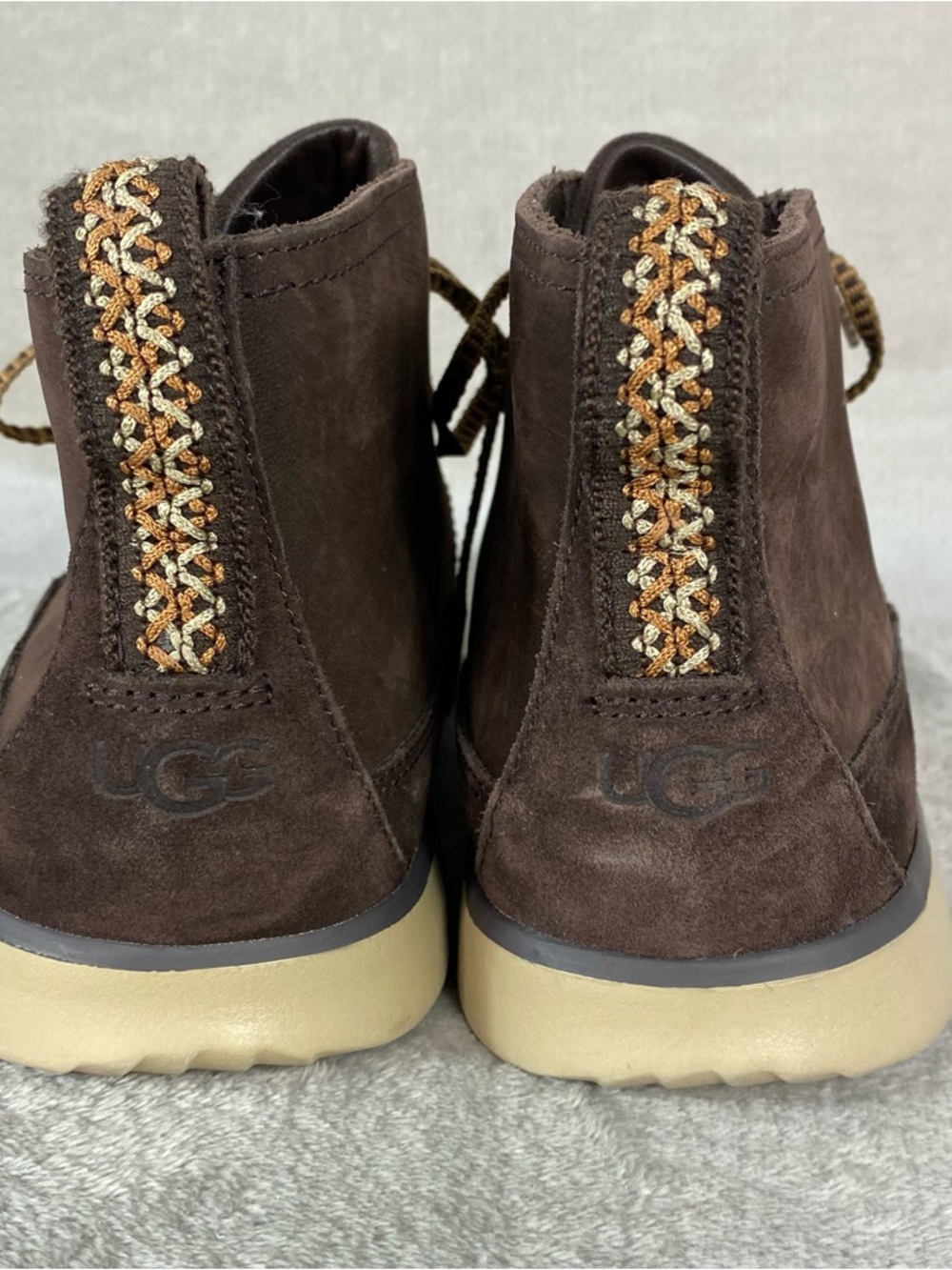 UGG Freamon Chukka Boots Mens Size 13 Brown Suede Waterproof Treadlite NEW - Picture 7 of 10
